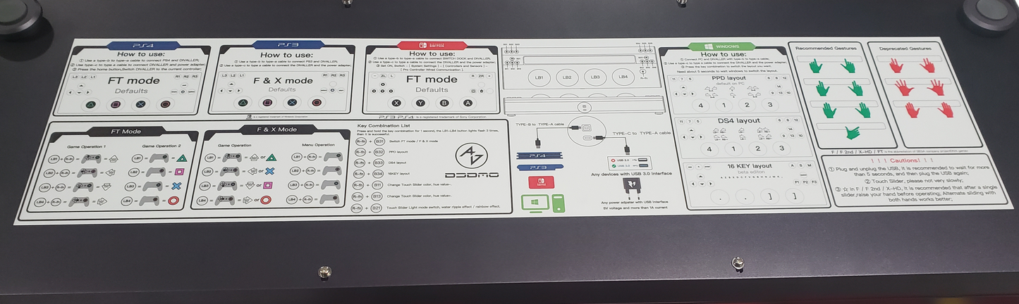 Divaller Manual Sticker - Stickerboiz