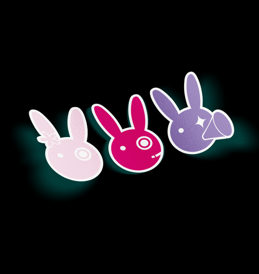 Yukari Onn, Jun, and Lin Bunnies